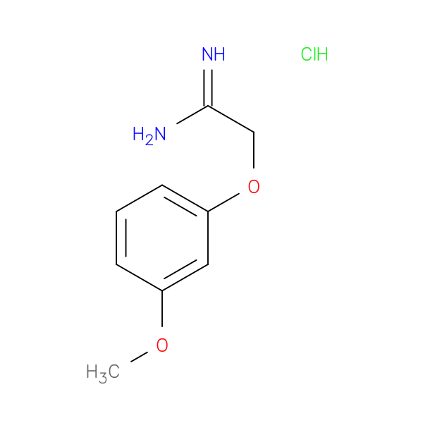 2-(3-Methoxyphenoxy)ethanimidamide hydrochloride