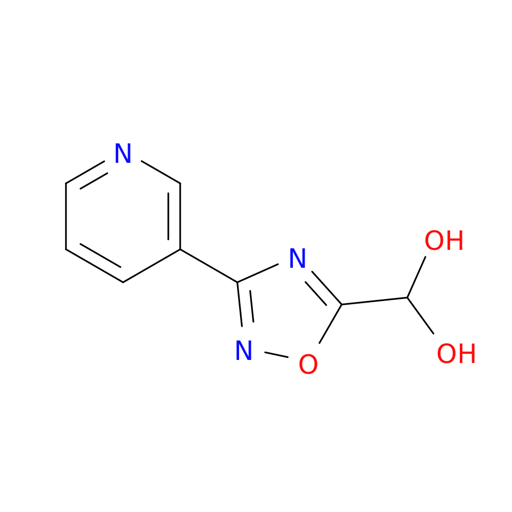 [3-(pyridin-3-yl)-1,2,4-oxadiazol-5-yl]methanediol