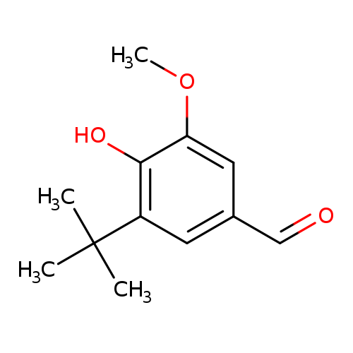 3-(1,1-DIMETHYLETHYL)-4-HYDROXY-5-METHOXY-BENZALDEHYDE