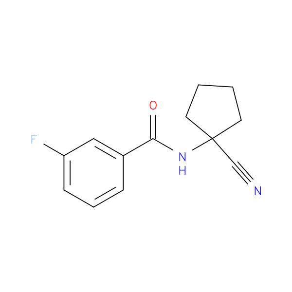 N-(1-CYANO-CYCLOPENTYL)-3-FLUORO-BENZAMIDE