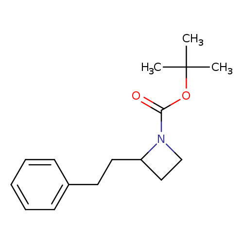 tert-butyl 2-(2-phenylethyl)azetidine-1-carboxylate