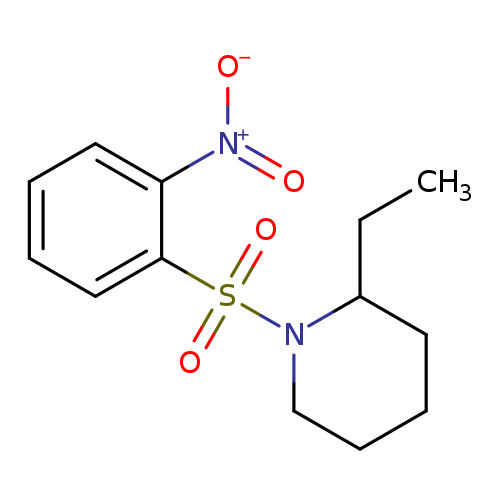 2-ethyl-1-(2-nitrobenzenesulfonyl)piperidine