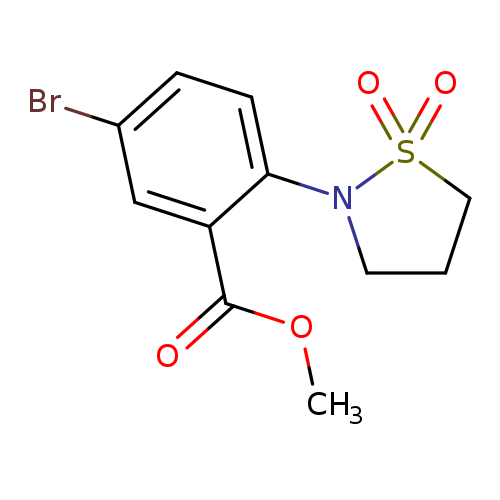 Methyl 5-bromo-2-(1,1-dioxoisothiazolidin-2-yl)benzoate