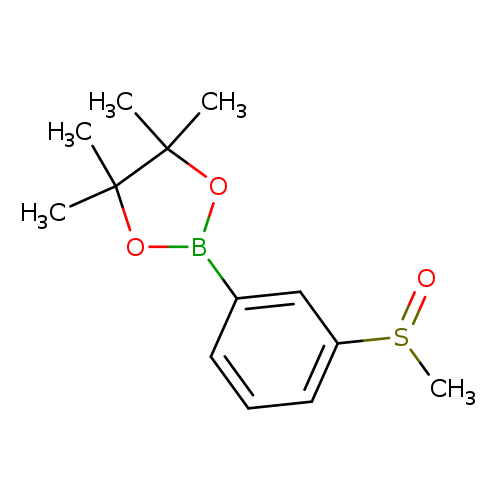1,3,2-Dioxaborolane, 4,4,5,5-tetramethyl-2-[3-(methylsulfinyl)phenyl]-