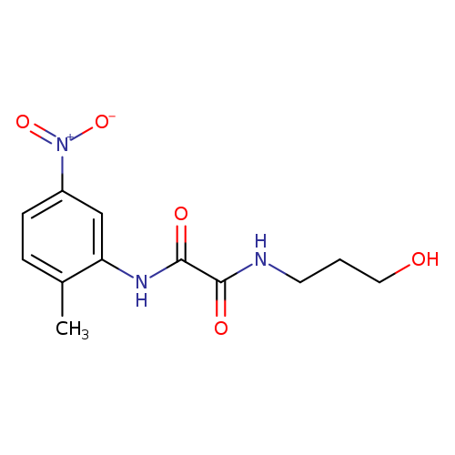 N-(3-hydroxypropyl)-N'-(2-methyl-5-nitrophenyl)ethanediamide