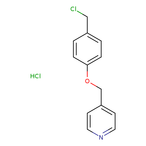 4-[4-(chloromethyl)phenoxymethyl]pyridine hydrochloride