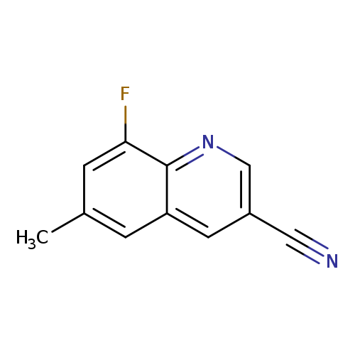 8-fluoro-6-methylquinoline-3-carbonitrile