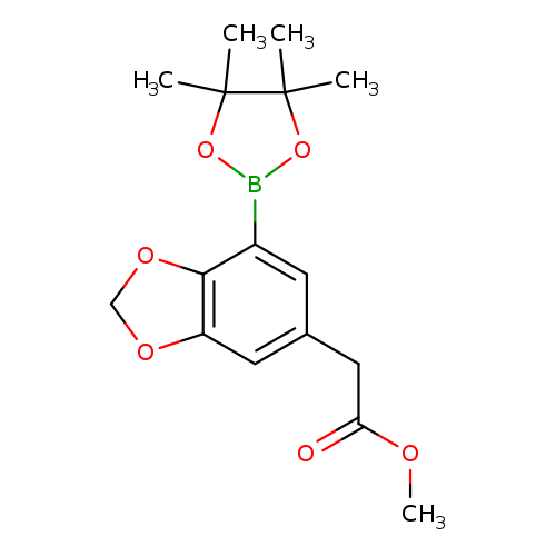 2,3-Methylenedioxo-5-(methoxycarbonyl)methylphenylboronic acid, pinacol ester