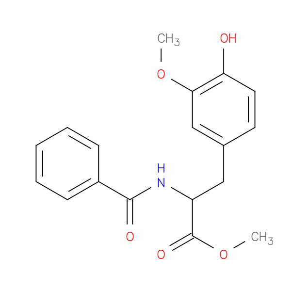 Methyl n-benzoyl-3-methoxytyrosinate