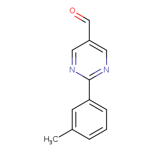 2-(3-Methylphenyl)-5-pyrimidinecarboxaldehyde