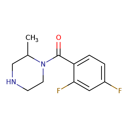1-(2,4-difluorobenzoyl)-2-methylpiperazine