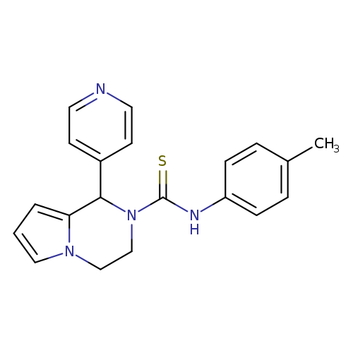 N-(4-methylphenyl)-1-(pyridin-4-yl)-1H,2H,3H,4H-pyrrolo[1,2-a]pyrazine-2-carbothioamide