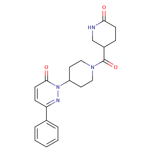 2-[1-(6-oxopiperidine-3-carbonyl)piperidin-4-yl]-6-phenyl-2,3-dihydropyridazin-3-one