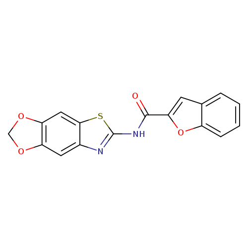 N-{4,6-dioxa-10-thia-12-azatricyclo[7.3.0.0^{3,7}]dodeca-1(9),2,7,11-tetraen-11-yl}-1-benzofuran-2-carboxamide