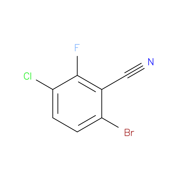 6-BROMO-3-CHLORO-2-FLUOROBENZONITRILE