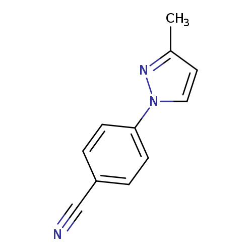 4-(3-methyl-1h-pyrazol-1-yl)benzonitrile