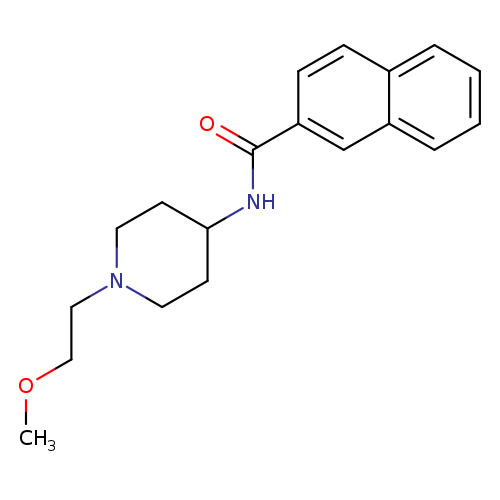 N-[1-(2-methoxyethyl)piperidin-4-yl]naphthalene-2-carboxamide