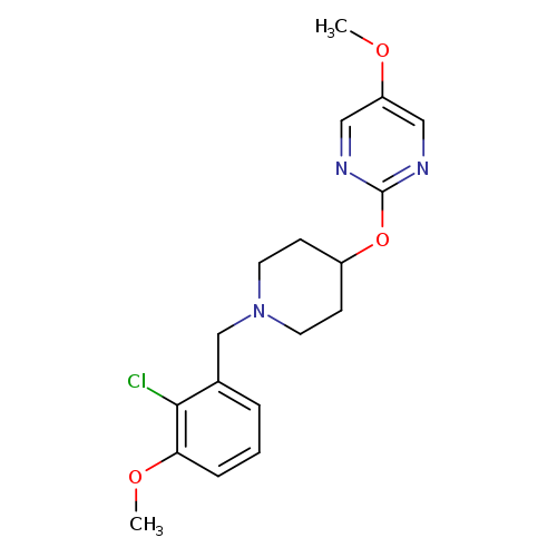 2-({1-[(2-chloro-3-methoxyphenyl)methyl]piperidin-4-yl}oxy)-5-methoxypyrimidine
