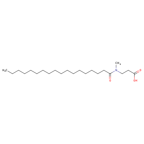N-methyl-N-(1-oxooctadecyl)-beta-alanine