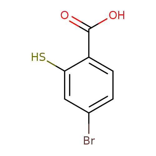 Benzoic acid, 4-bromo-2-mercapto-