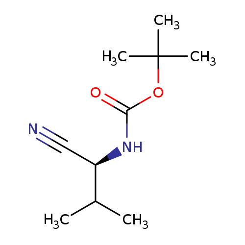 Carbamic acid, [(1S)-1-cyano-2-methylpropyl]-, 1,1-dimethylethyl ester