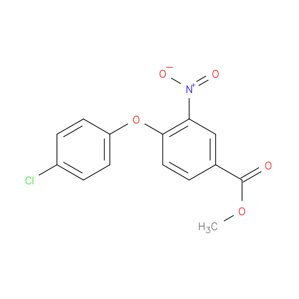 methyl 4-(4-chlorophenoxy)-3-nitrobenzoate