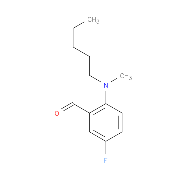 5-Fluoro-2-[methyl(pentyl)amino]benzaldehyde