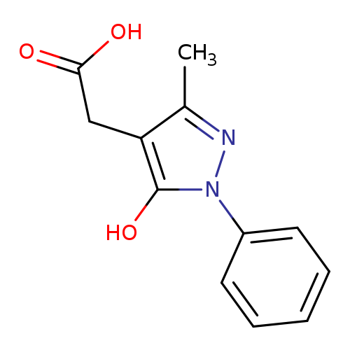 2-(5-Hydroxy-3-methyl-1-phenyl-1H-pyrazol-4-yl)acetic acid