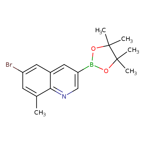 6-Bromo-8-methyl-3-(tetramethyl-1,3,2-dioxaborolan-2-yl)quinoline