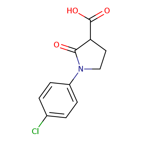 1-(4-Chlorophenyl)-2-oxopyrrolidine-3-carboxylic acid