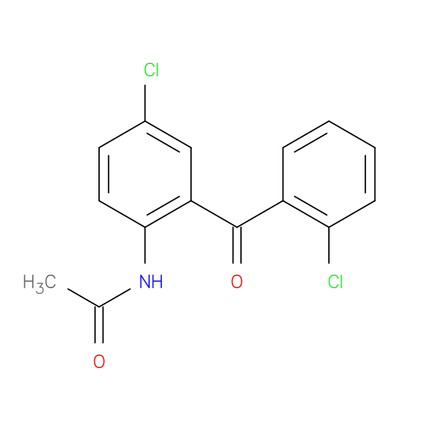 N-[4-chloro-2-(2-chlorobenzoyl)phenyl]acetamide