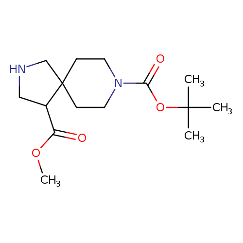8-tert-butyl 4-methyl 2,8-diazaspiro[4.5]decane-4,8-dicarboxylate