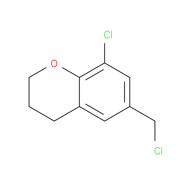 8-chloro-6-(chloromethyl)-3,4-dihydro-2H-1-benzopyran