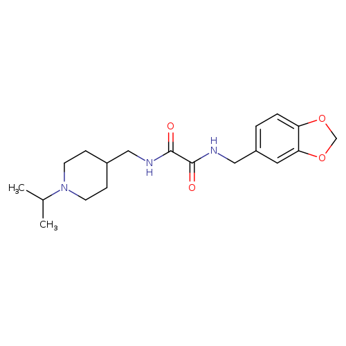 N-[(2H-1,3-benzodioxol-5-yl)methyl]-N'-{[1-(propan-2-yl)piperidin-4-yl]methyl}ethanediamide