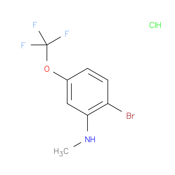 2-Bromo-N-methyl-5-(trifluoromethoxy)aniline, HCl
