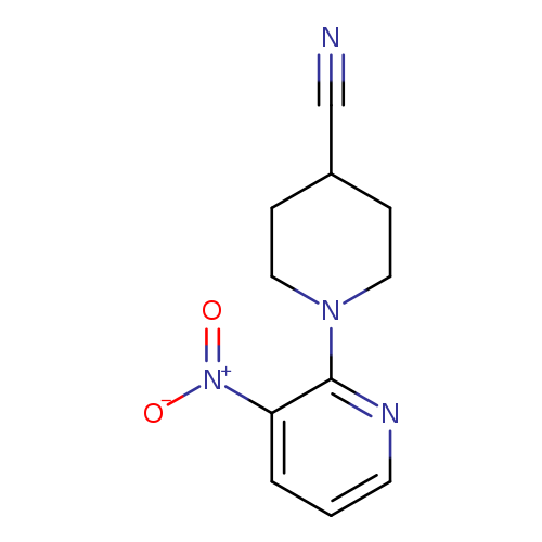 1-(3-Nitropyridin-2-yl)piperidine-4-carbonitrile
