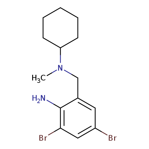 BENZENEMETHANAMINE, 2-AMINO-3,5-DIBROMO-N-CYCLOHEXYL-N-METHYL-
