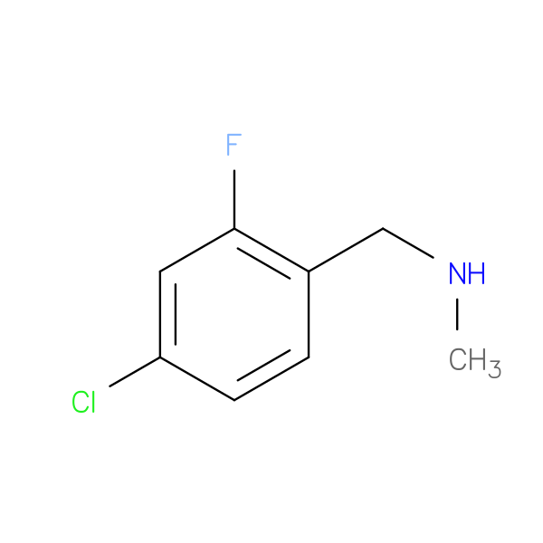 1-(4-Chloro-2-fluorophenyl)-N-methylmethanamine