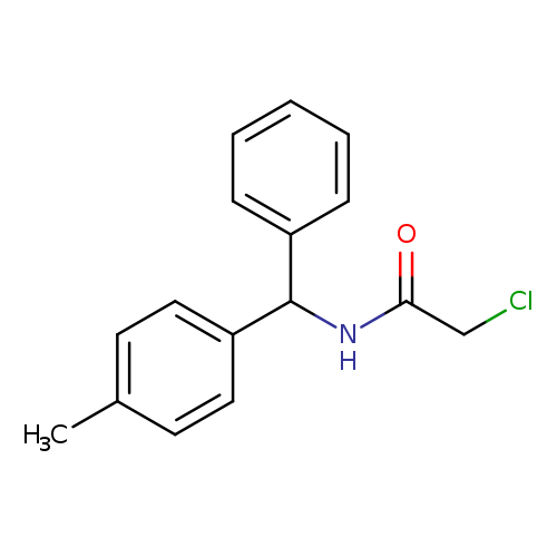 2-Chloro-n-[(4-methylphenyl)(phenyl)methyl]acetamide