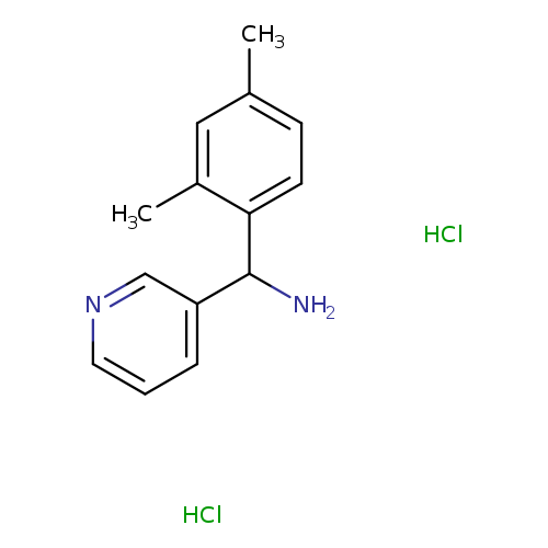 [(2,4-Dimethylphenyl)(3-pyridinyl)methyl]amine dihydrochloride