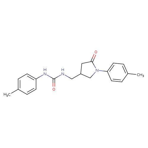 1-(4-methylphenyl)-3-{[1-(4-methylphenyl)-5-oxopyrrolidin-3-yl]methyl}urea