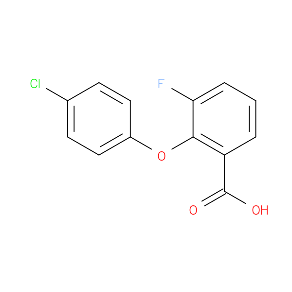 2-(4-chlorophenoxy)-3-fluorobenzoic acid