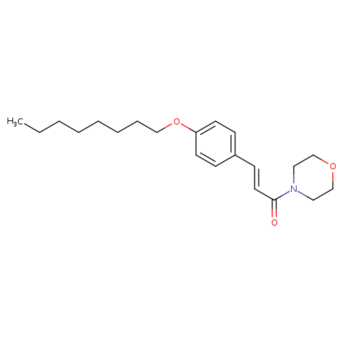 (2E)-1-(morpholin-4-yl)-3-[4-(octyloxy)phenyl]prop-2-en-1-one