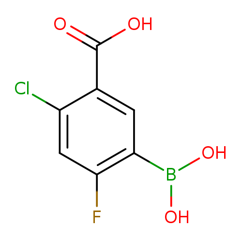5-Borono-2-chloro-4-fluorobenzoic acid