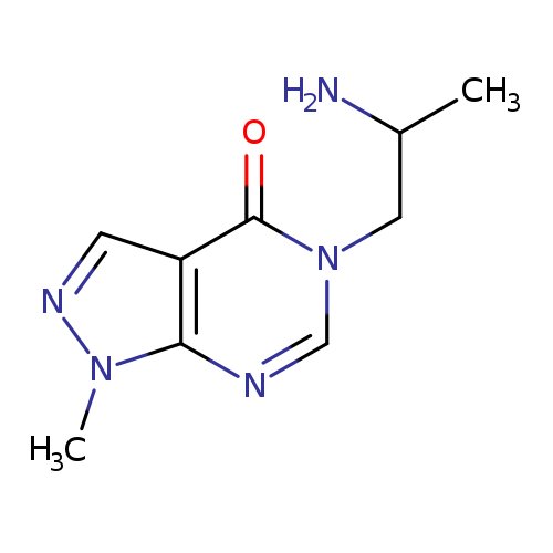 5-(2-Aminopropyl)-1-methyl-1,5-dihydro-4H-pyrazolo[3,4-d]pyrimidin-4-one
