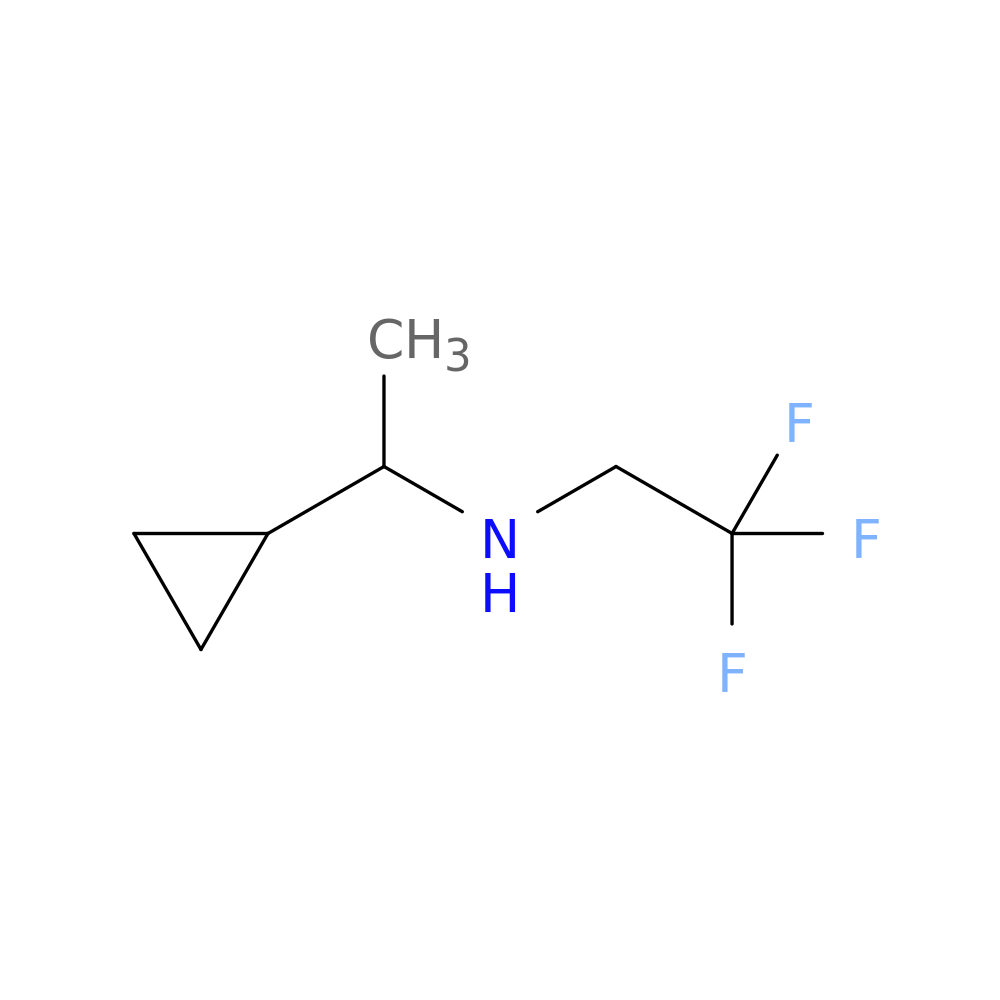 (1-cyclopropylethyl)(2,2,2-trifluoroethyl)amine