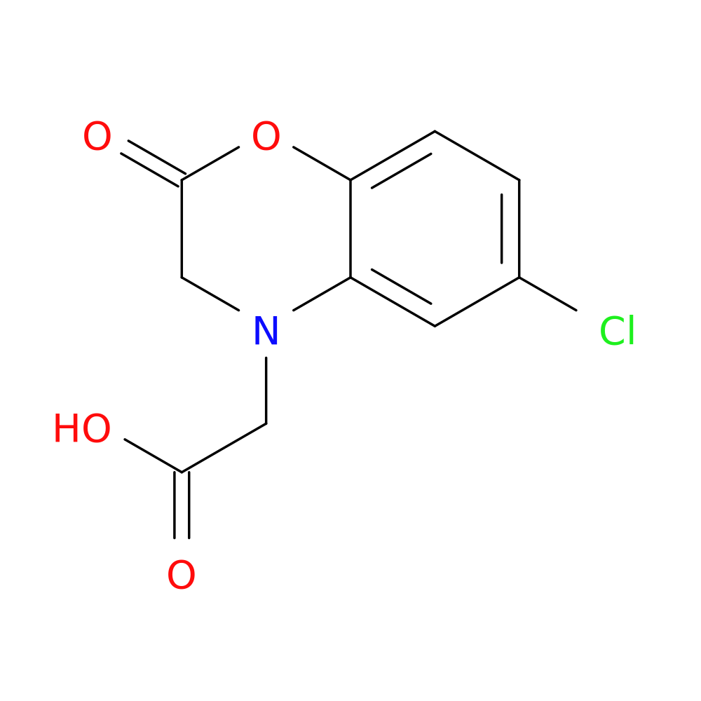 (6-Chloro-2-oxo-2,3-dihydro-4h-1,4-benzoxazin-4-yl)acetic acid