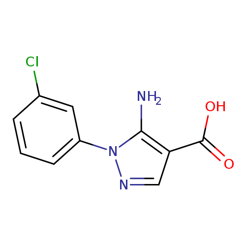 5-Amino-1-(3-chlorophenyl)-1H-pyrazole-4-carboxylic acid