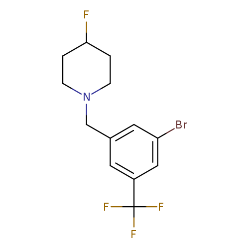 1-(3-Bromo-5-trifluoromethyl-benzyl)-4-fluoro-piperidine