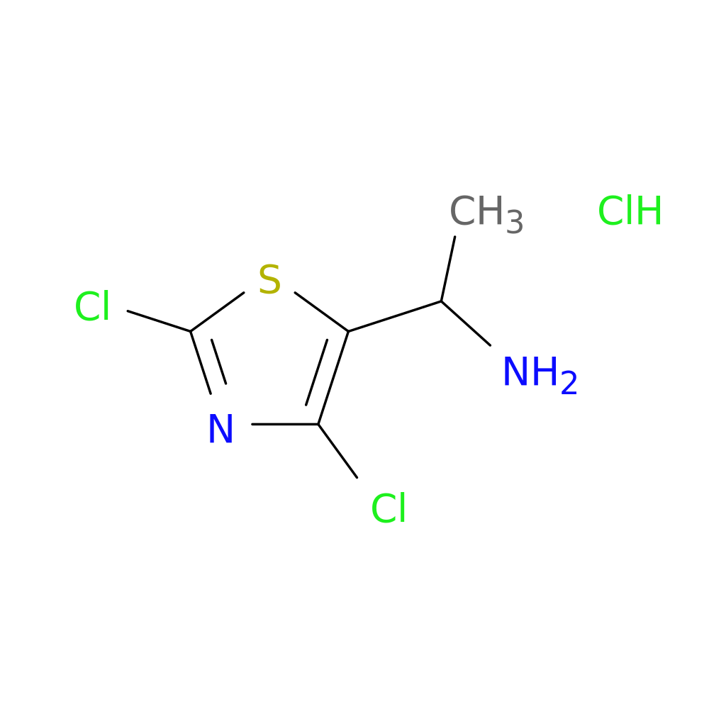 1-(2,4-dichloro-1,3-thiazol-5-yl)ethan-1-amine hydrochloride